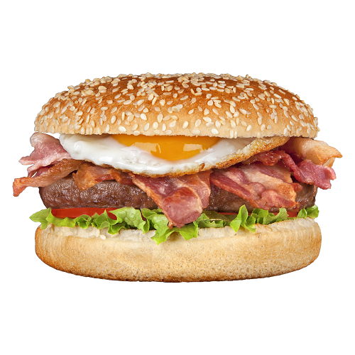 Bacon-eggburger