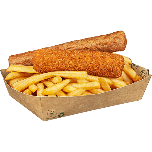 Combisnack kroket en frikandel
