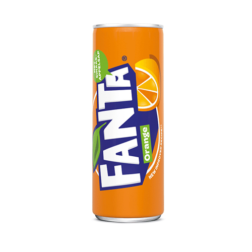 Blikje Fanta, 250 ml