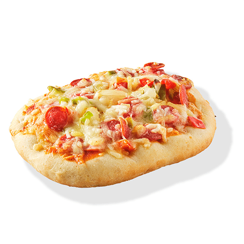 Pizzastuk ham salami