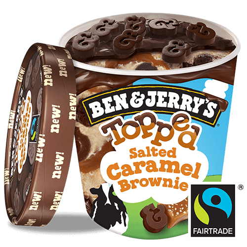 Ben & Jerry's Topped Salted Caramel Brownie 470ml