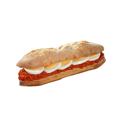 Baguette filet américain met ei