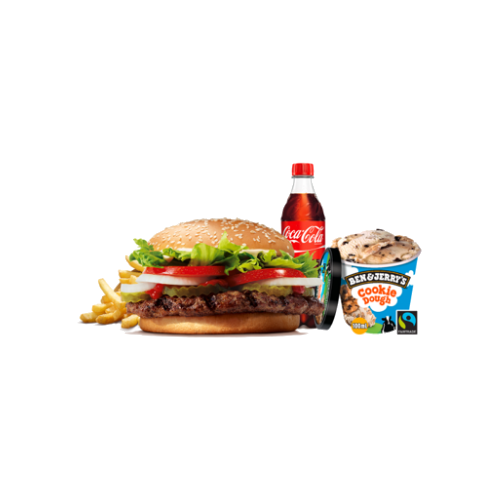 Large Whopper® en Ben & Jerry's menu