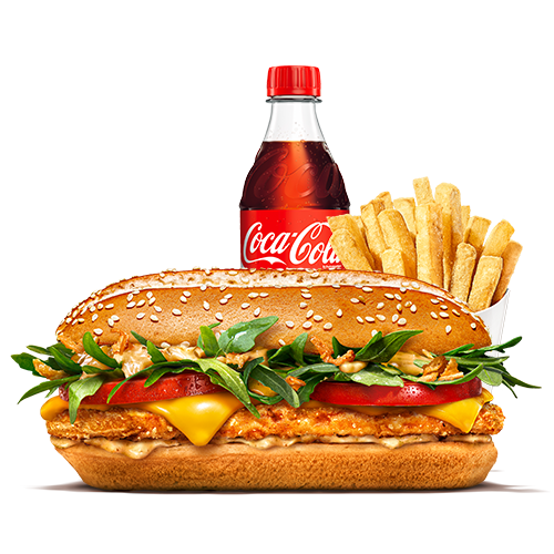 Cajun Veggie Chicken large menu
