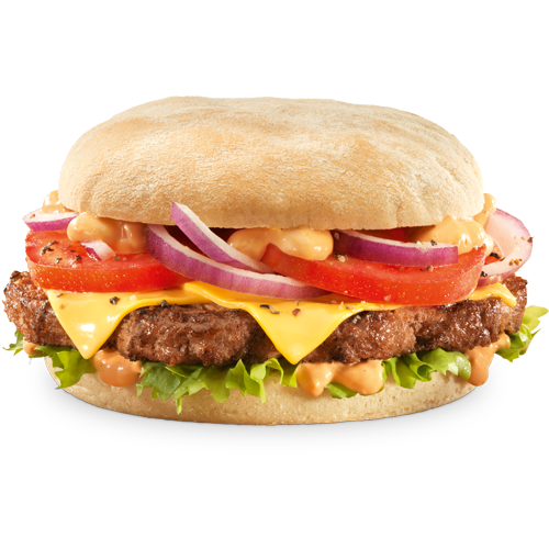 Steakhouse burger single