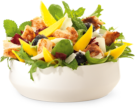 Grilled chicken salad (delicious with: yogurt dressing)