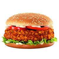 Crunchy chicken burger double me