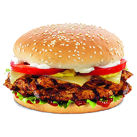 Grilled chicken burger double me