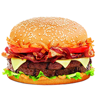 Roasted onions burger double me