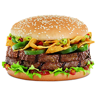 Tex-mex burger double me
