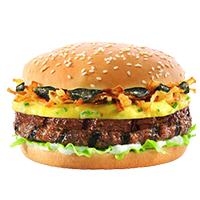 Truffel burger double me