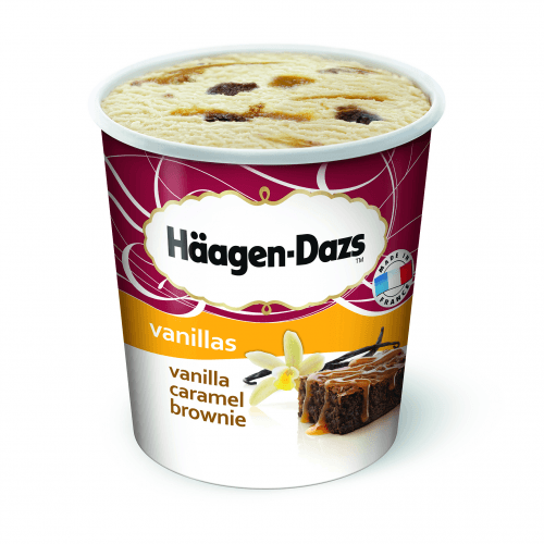 Häagen-Dazs Vanilla, caramel & brownie (460ml)
