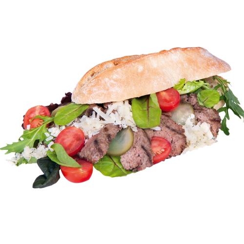 Hot & cold Angus ciabatta