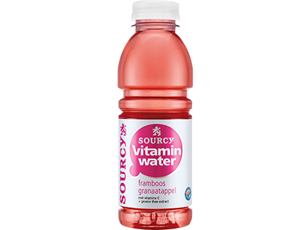 Sourcy Vitamin water raspberry and pomegranate