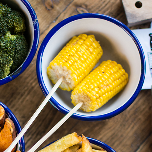 Sweet grilled corn