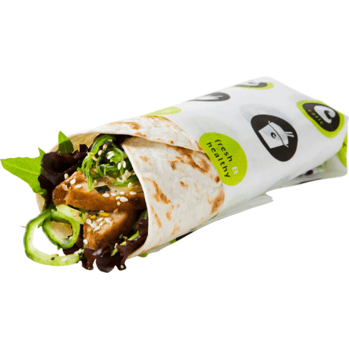 Chicken wakadori wrap