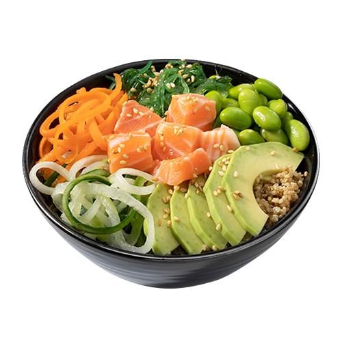 Poké bowl salmon