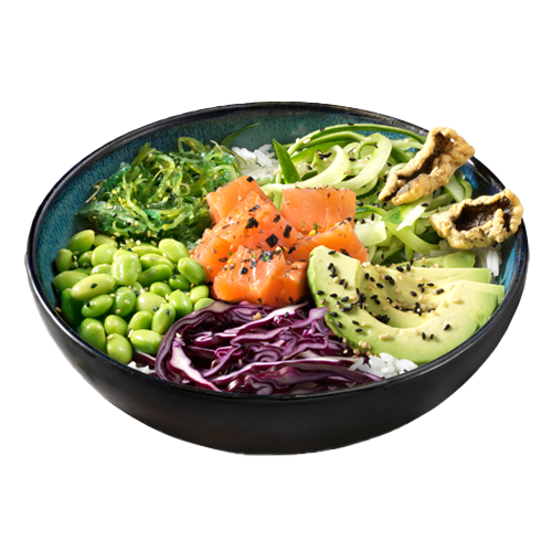 Poké bowl salmon