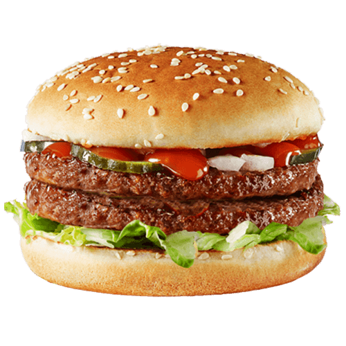 Double beef burger