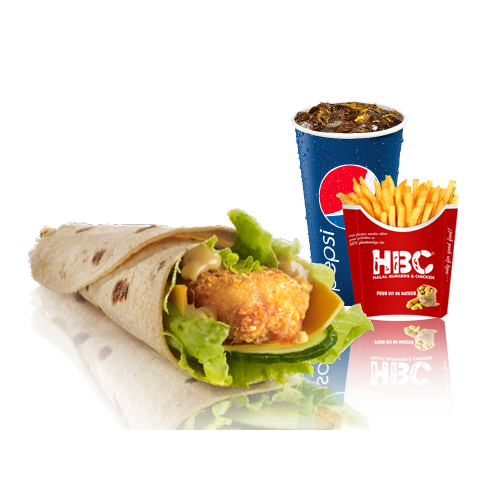 Chicken wrap menu