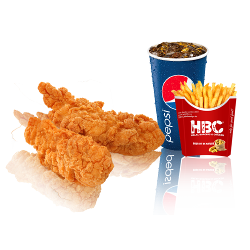 Tender strip menu