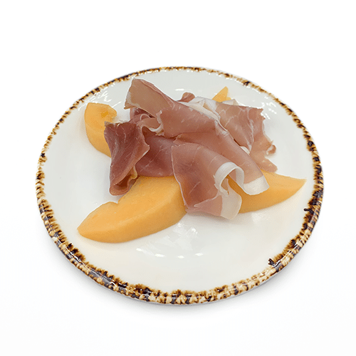 Meloen met ham