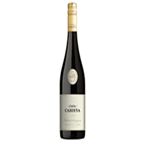 Fles rode wijn Cabernet Sauvignon