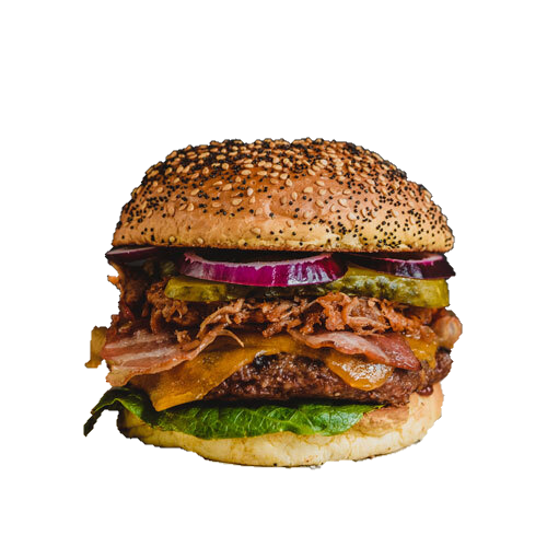 Meat lovers stack burger