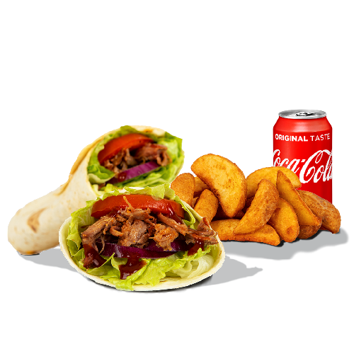 Wrap Pulled Beef Menu