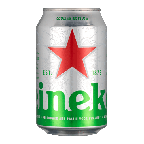 Heineken pilsener coolcan blik 33 cl