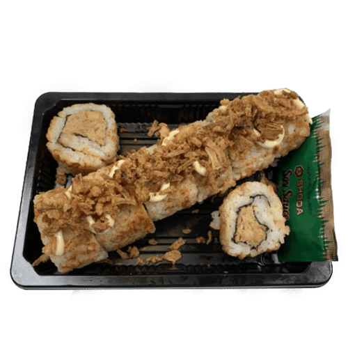 Sushi maki spicy tuna topped