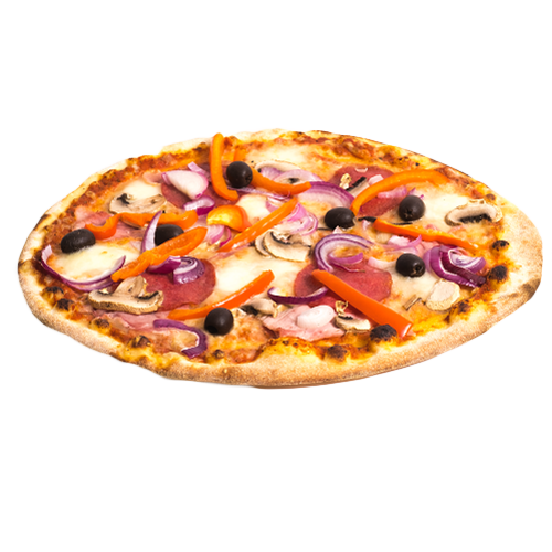 Pizza quattro stagioni met keuze uit een drankje