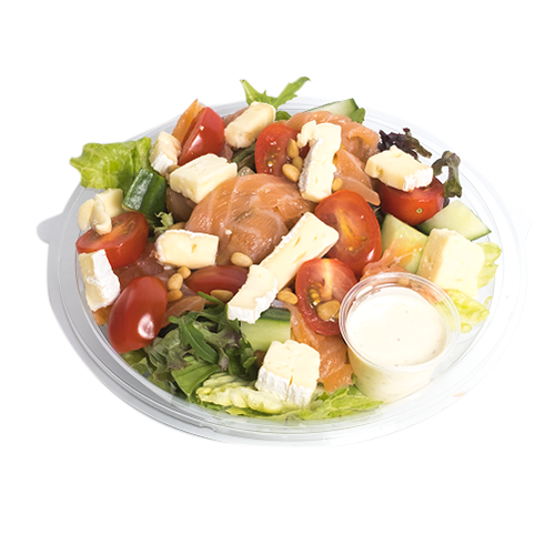 Salade gerookte zalm