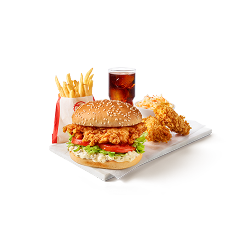 Zinger Stacker meal