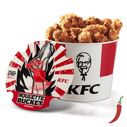 Roulette bucket
