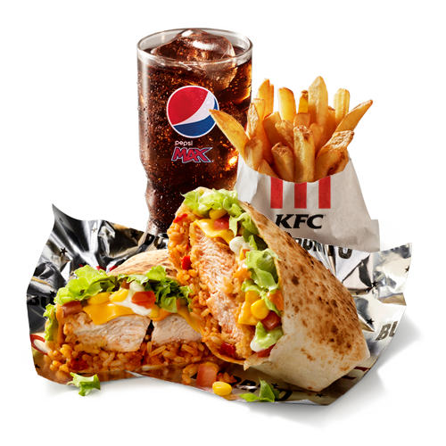 Burrito meal