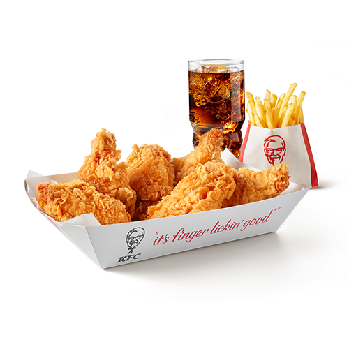 6 Hot Wings meal