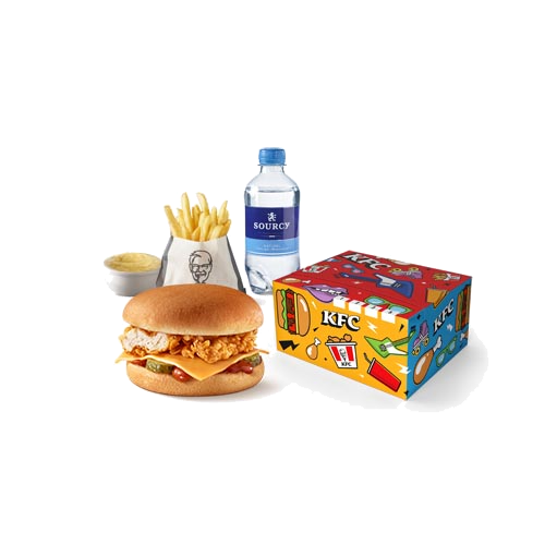 Kids meal Crunchy cheeseburger