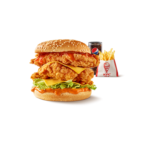 Original Filet Stacker Burger Meal