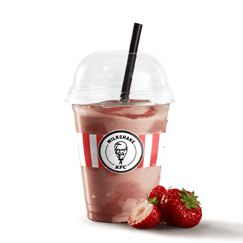 Medium milkshake very strawberry
