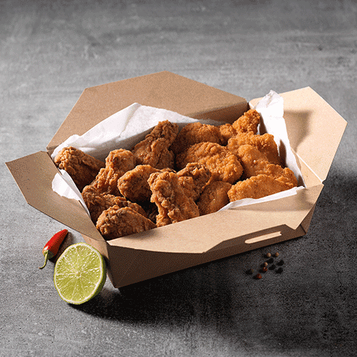 15 hot wings or chicken fillet nuggets