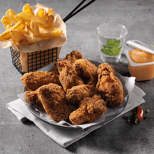 Hot wings menu