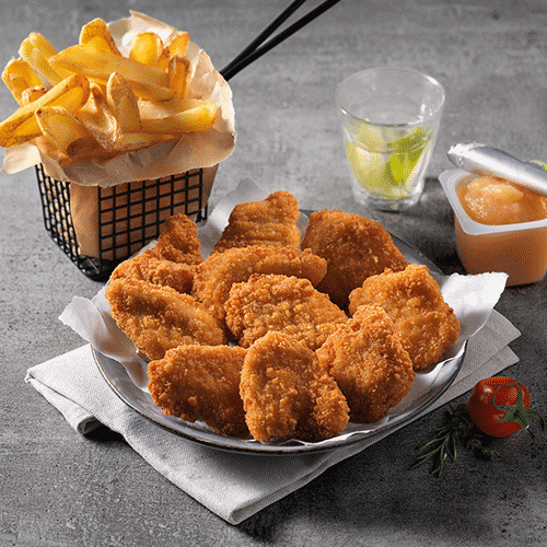 Chicken nuggets menu