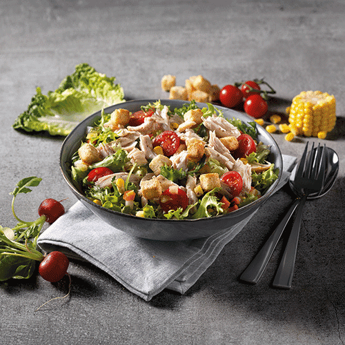 Meal salad grilled chicken
