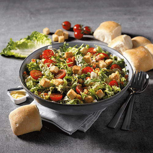 Healthy green meal salad