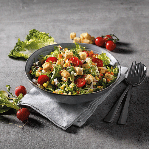 Healthy green salad