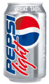 Blikje Pepsi light