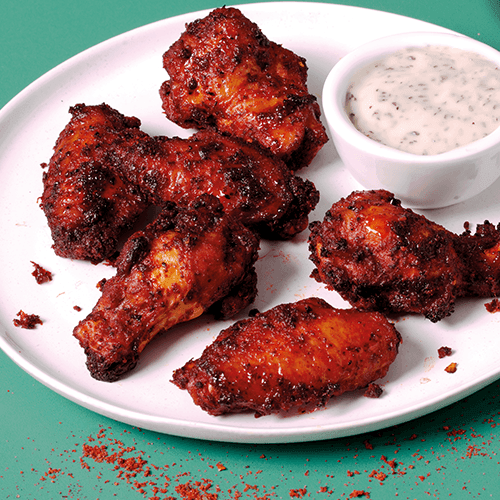 Tandoori style chicken wings
