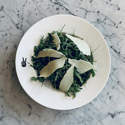 Insalata rucola é grana