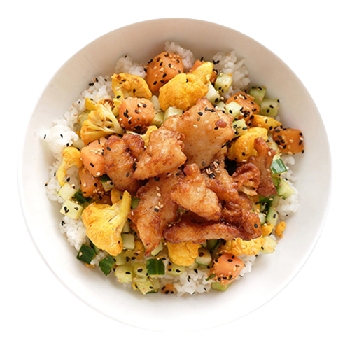 Kibbeling poké